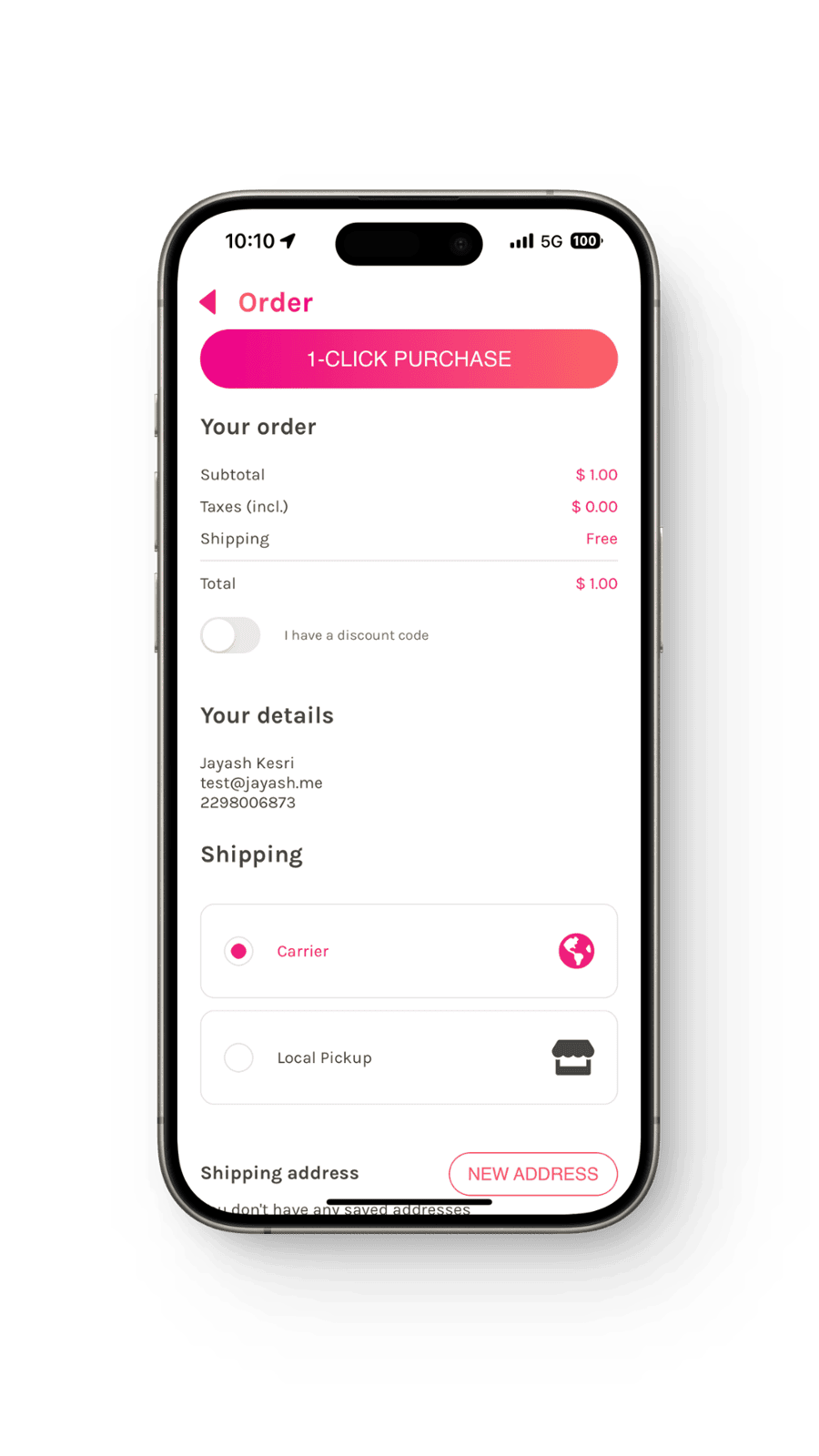 1-Click Purchase