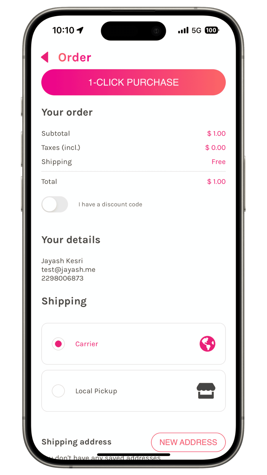 1-Click Purchase