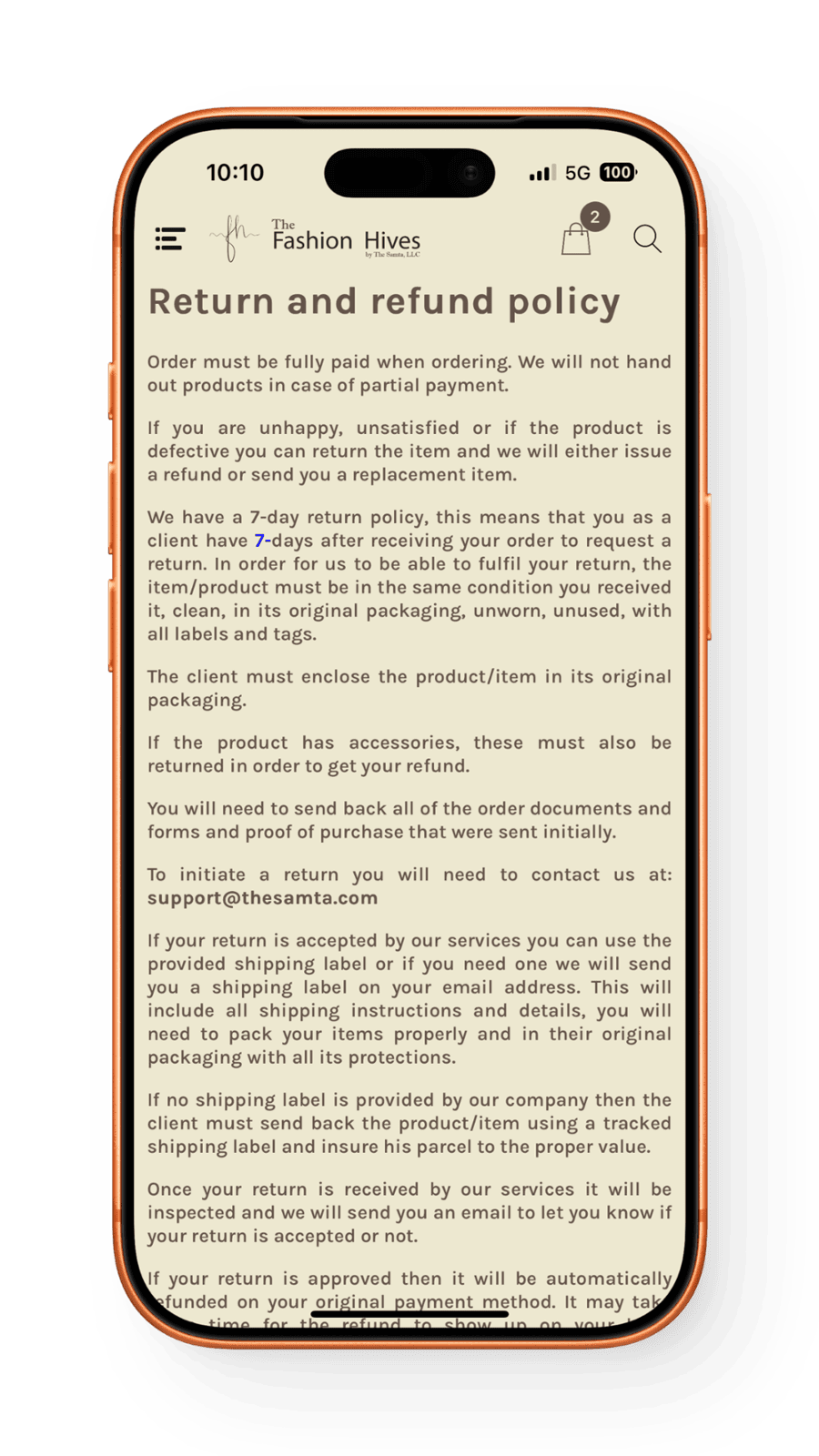 Legal Page